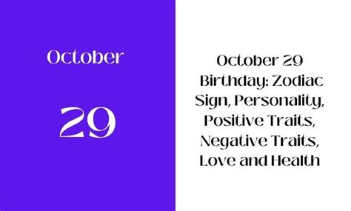 Unveiling The Enigmatic "29th October Birthday Personality": Secrets Revealed