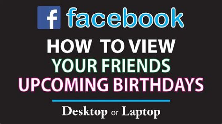 Facebook Birthdays: Uncovering The Missing Link
