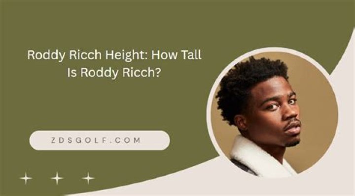 Exploring Roddy Ricch's Height And Its Untold Impact
