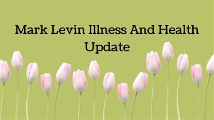 Unveiling Mark Levin's Health Journey: Discoveries And Insights