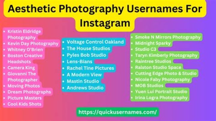 Discover The Ultimate Guide To Instagram Photography Usernames