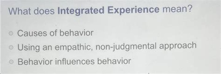 What Integrated Experience Truly Means