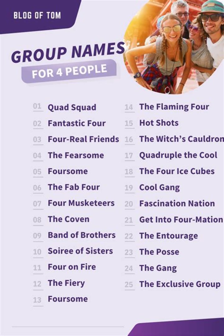 Uncover The Fascinating World Of Groups Of Four: Discoveries And Insights Await