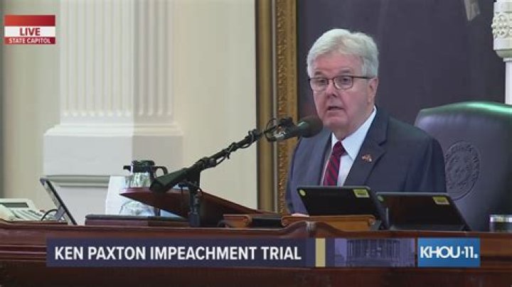 Ken Paxton's Right Eye Condition