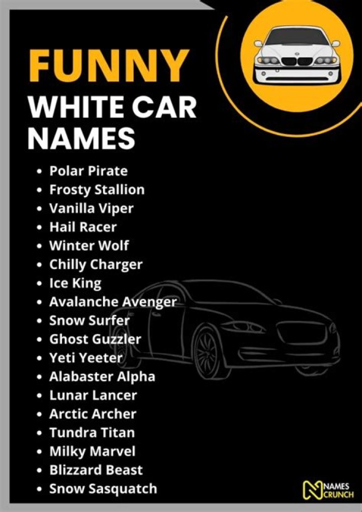 Unlock The Secrets Of "White Car Nicknames": Discoveries And Insights Await